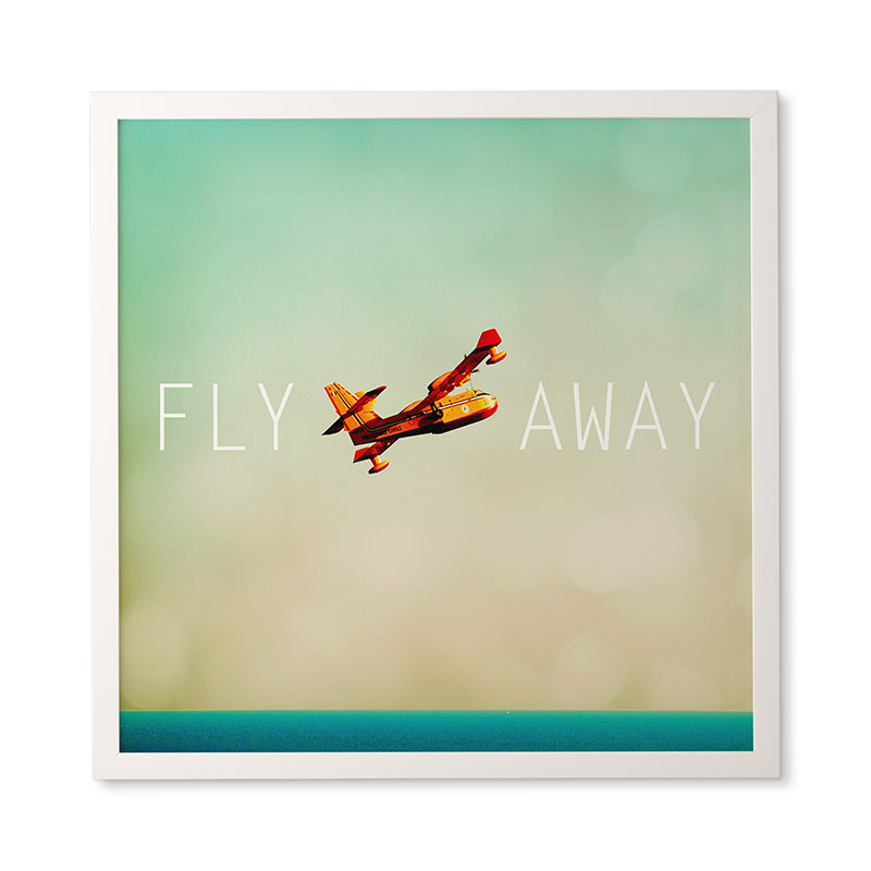 Happee Monkee Fly Away Framed Wall Art