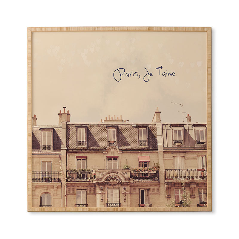 Happee Monkee Paris Je Taime Framed Wall Art