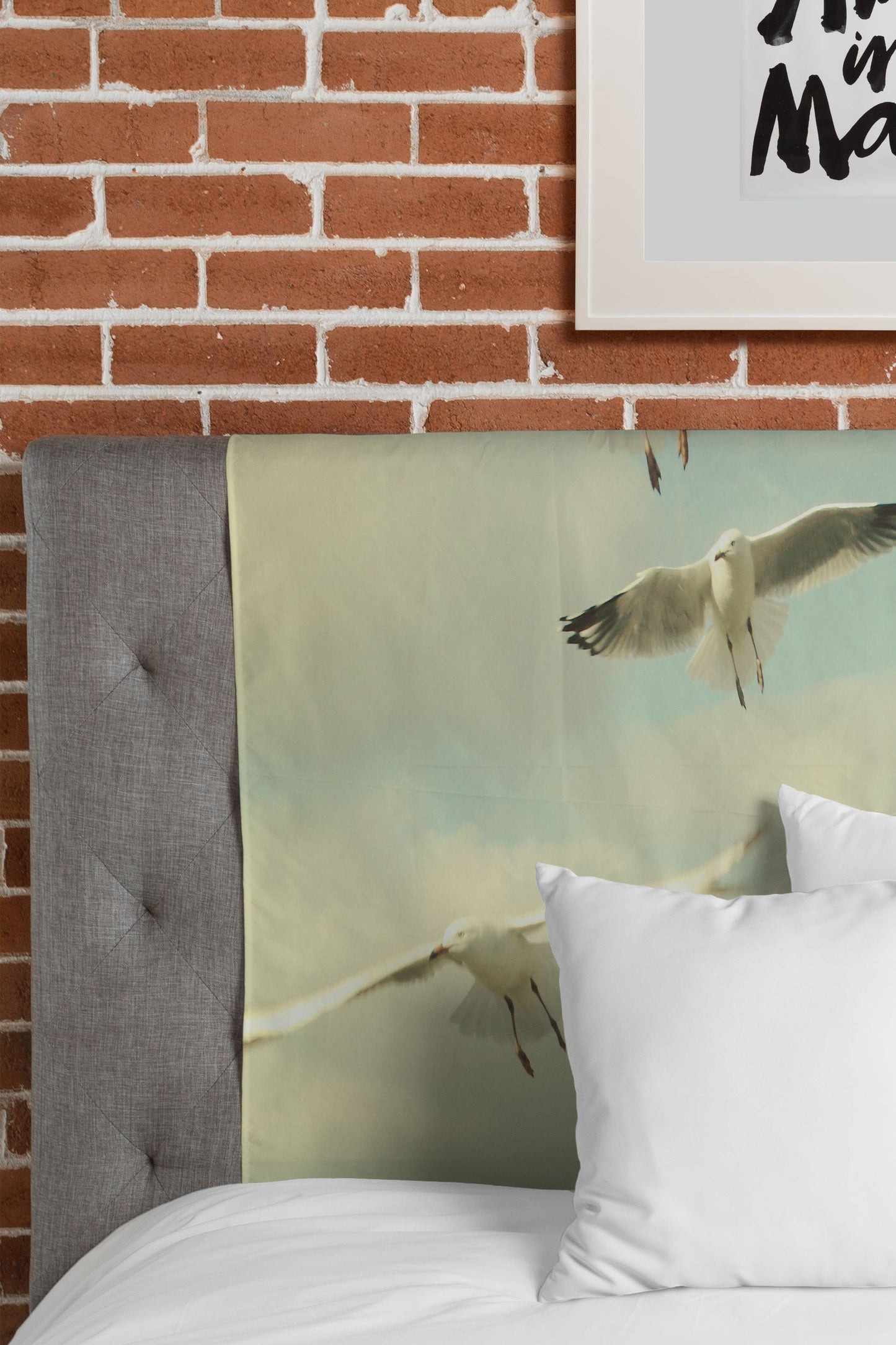Happee Monkee Seagulls Tapestry