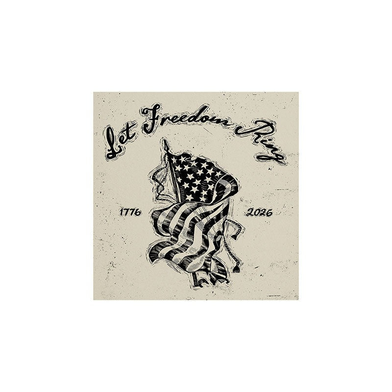 DENY Designs Let Freedom Ring Block Art Print