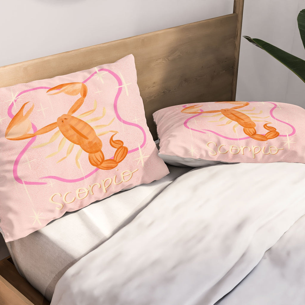 Little Om Zodiac Sign Scorpio Pillow Shams