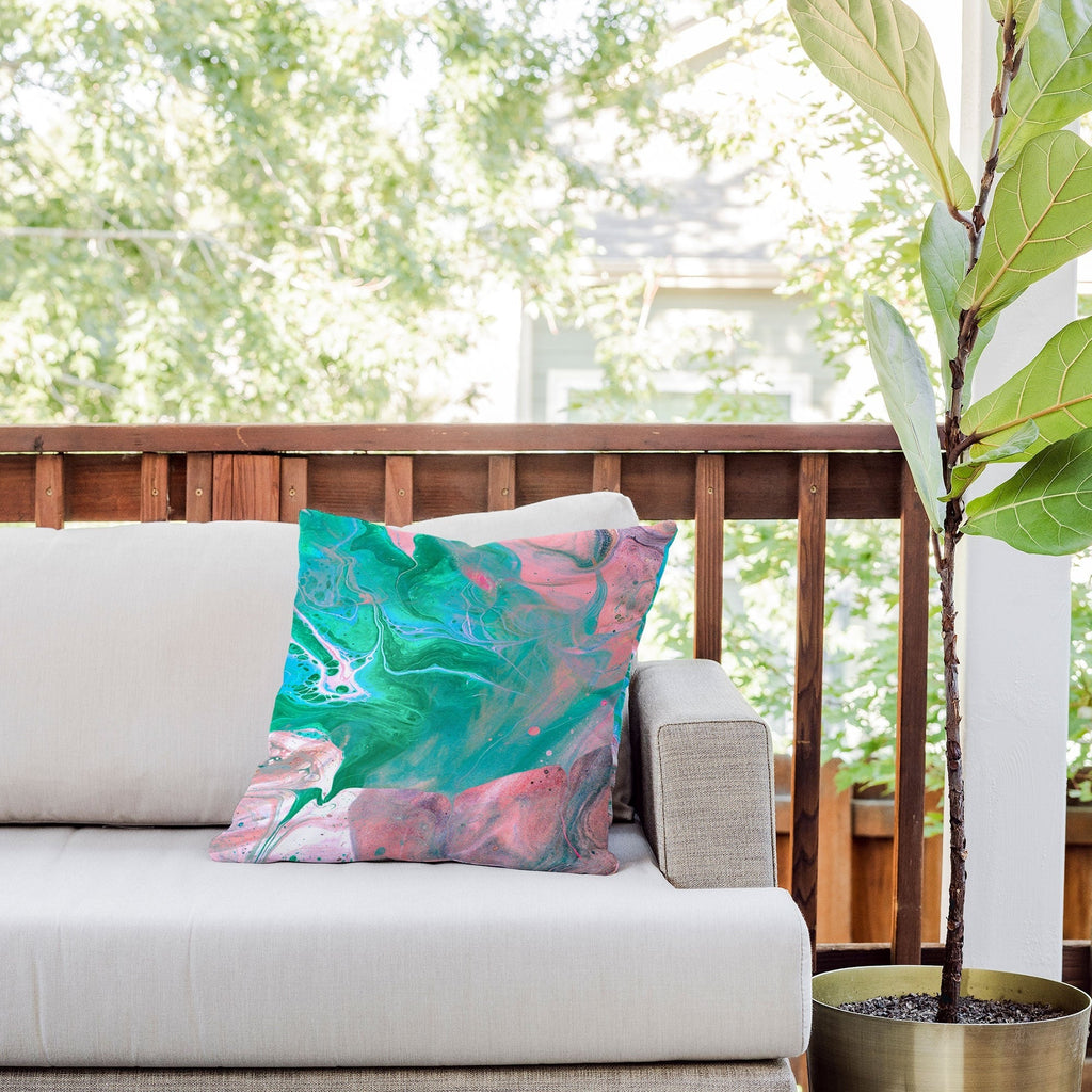 83 Oranges Another Worldly Outdoor Throw Pillow