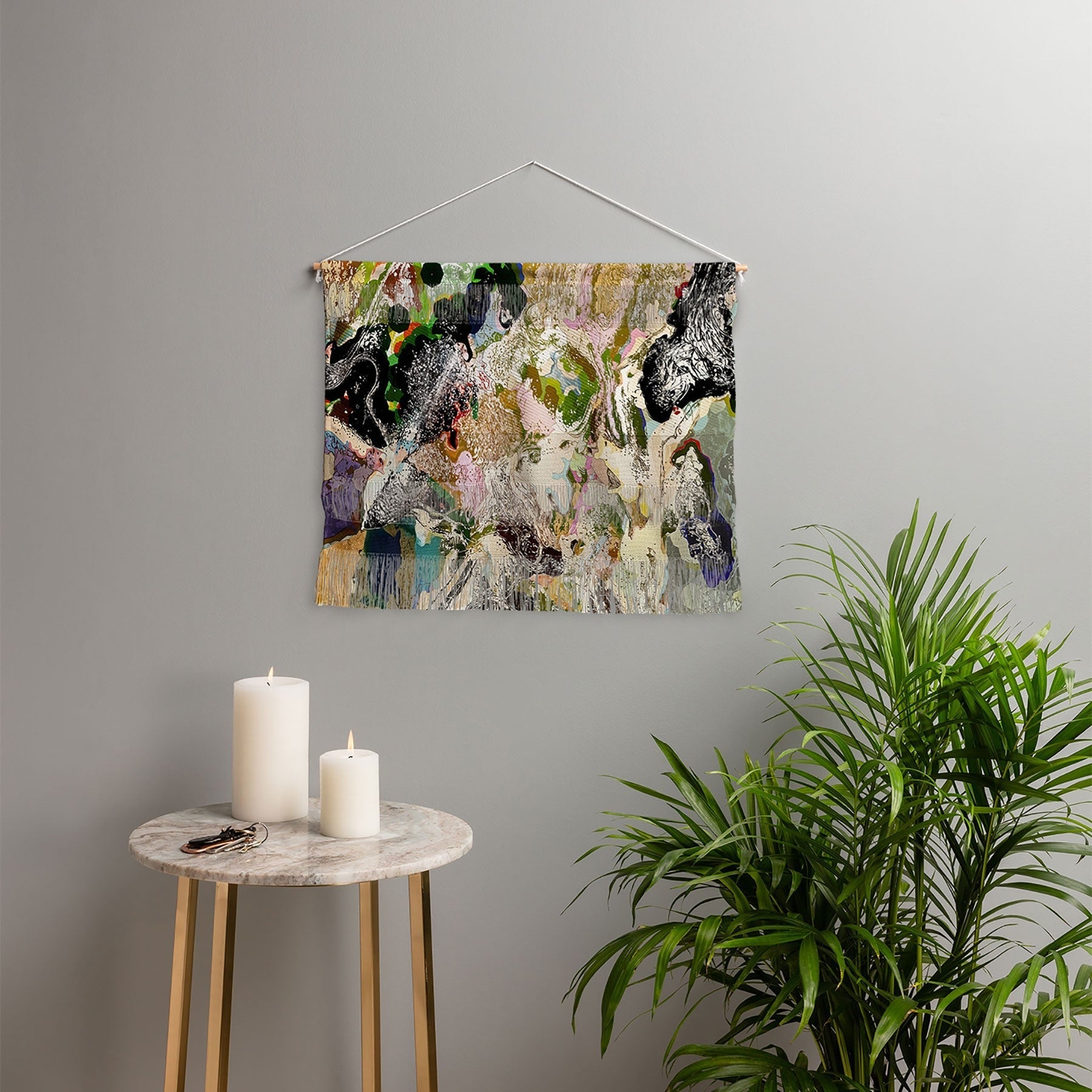 83 Oranges Echoes Beneath the Surface Wall Hanging Landscape
