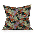 Marta Barragan Camarasa Retro Bloom Medley Outdoor Throw Pillow