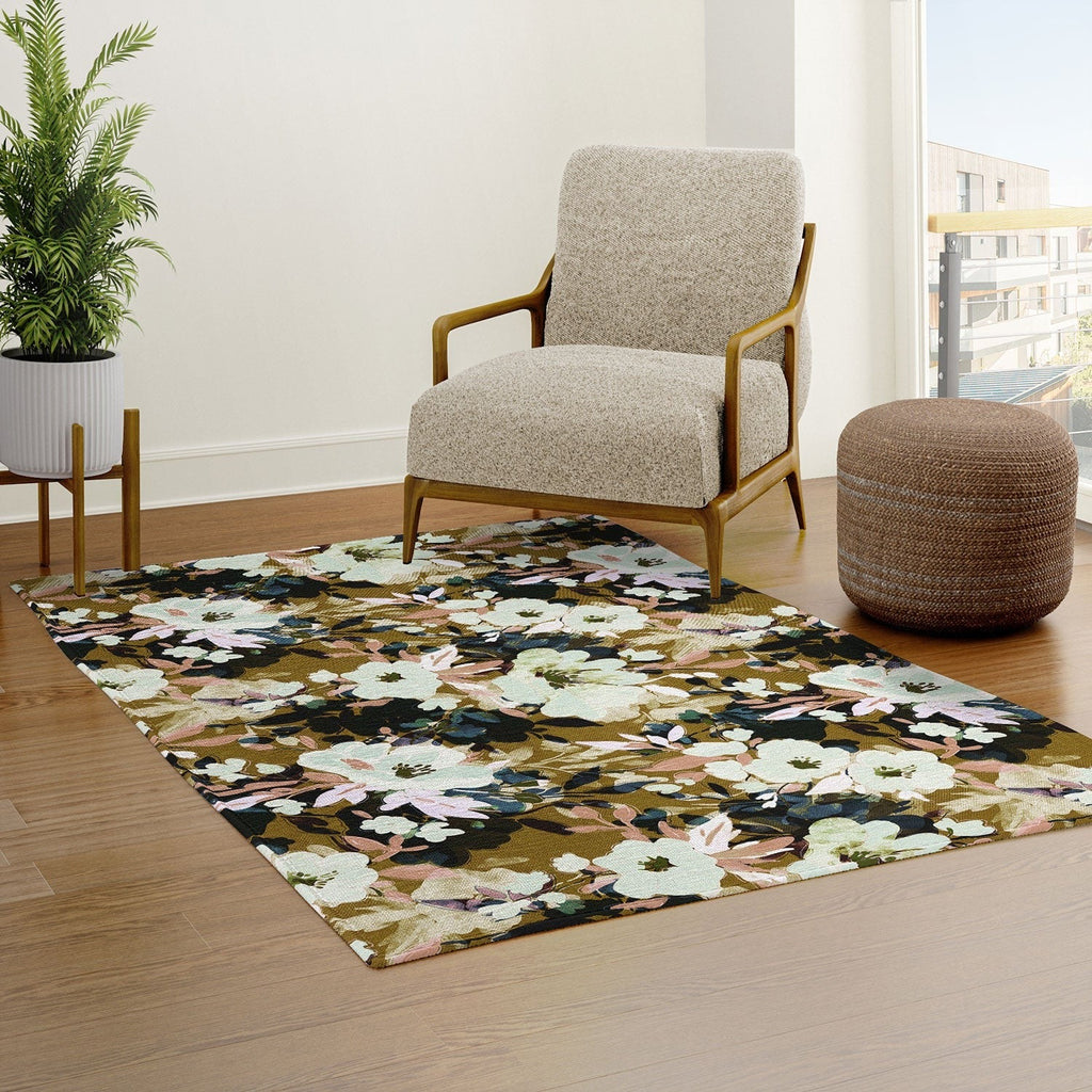 Marta Barragan Camarasa Romantic Floral Fusion Area Rug