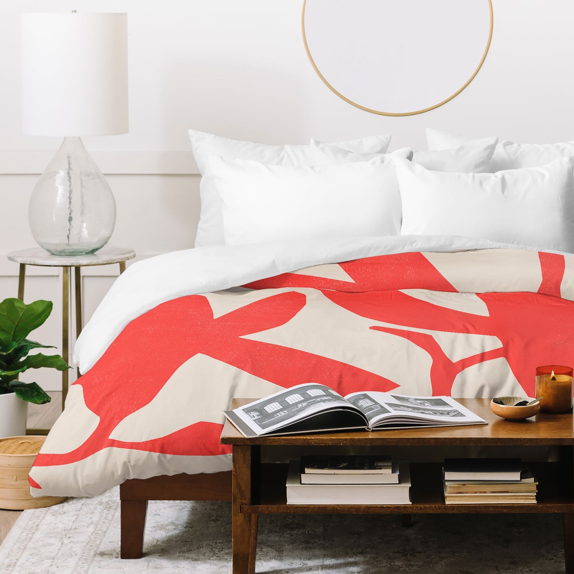 Garima Dhawan magnolia 12 Duvet Cover