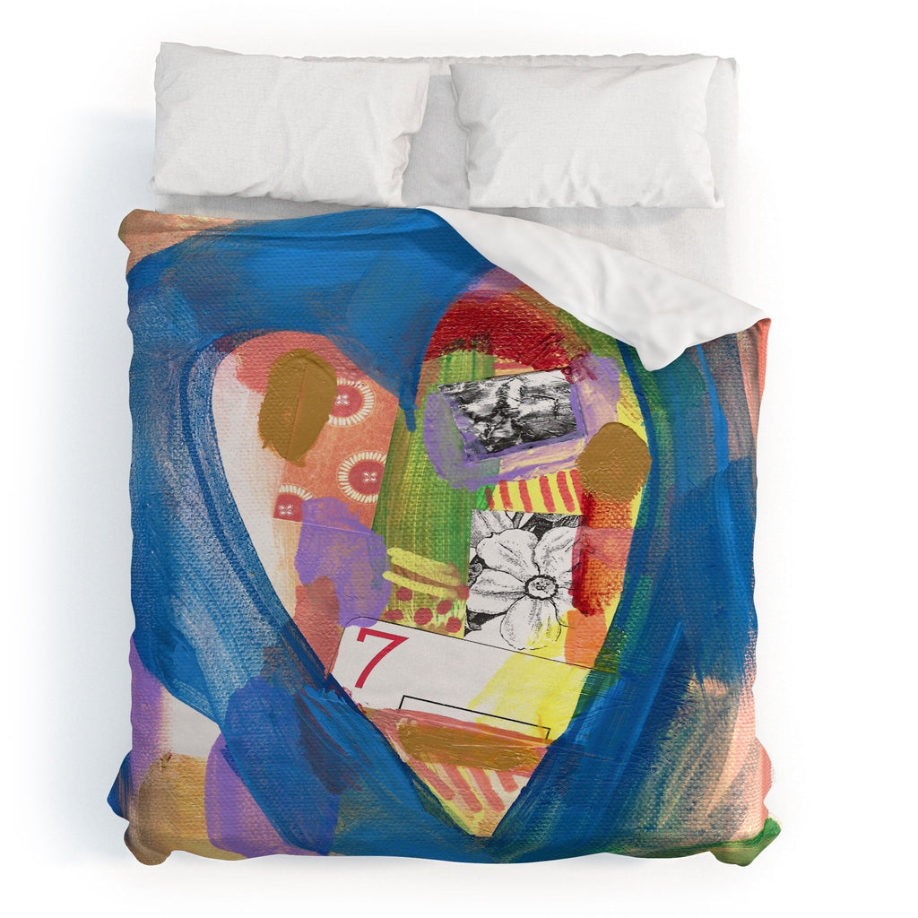 Natalie Baca Lucky in Love Duvet Cover