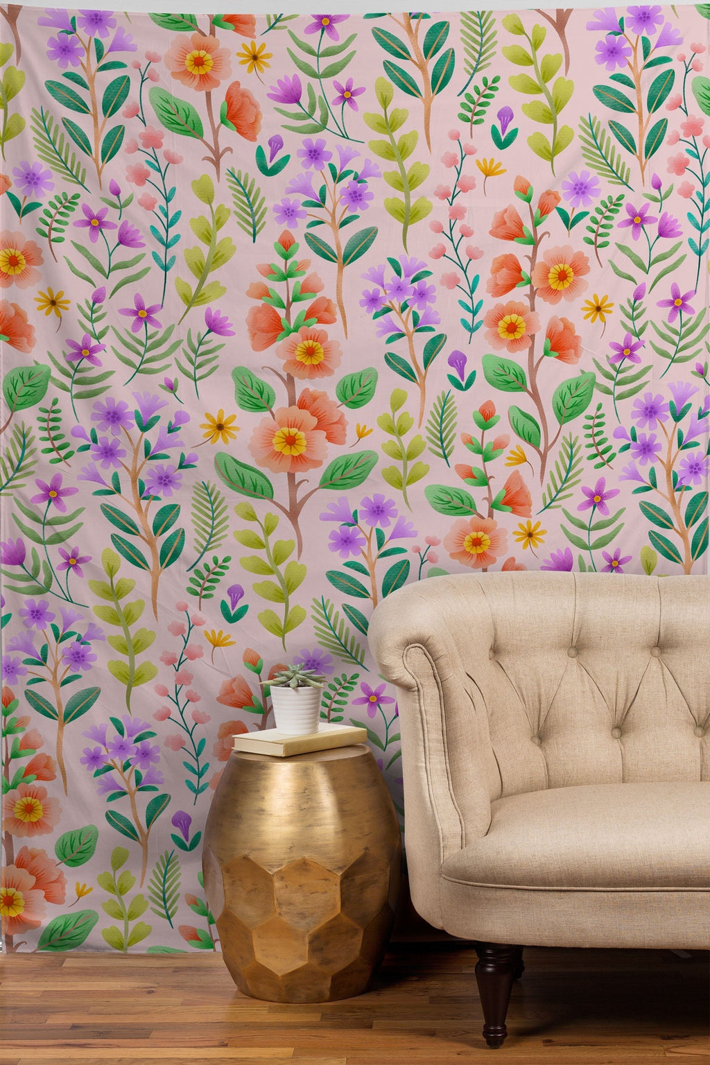 Pimlada Phuapradit Ditsy Spring Floral Tapestry