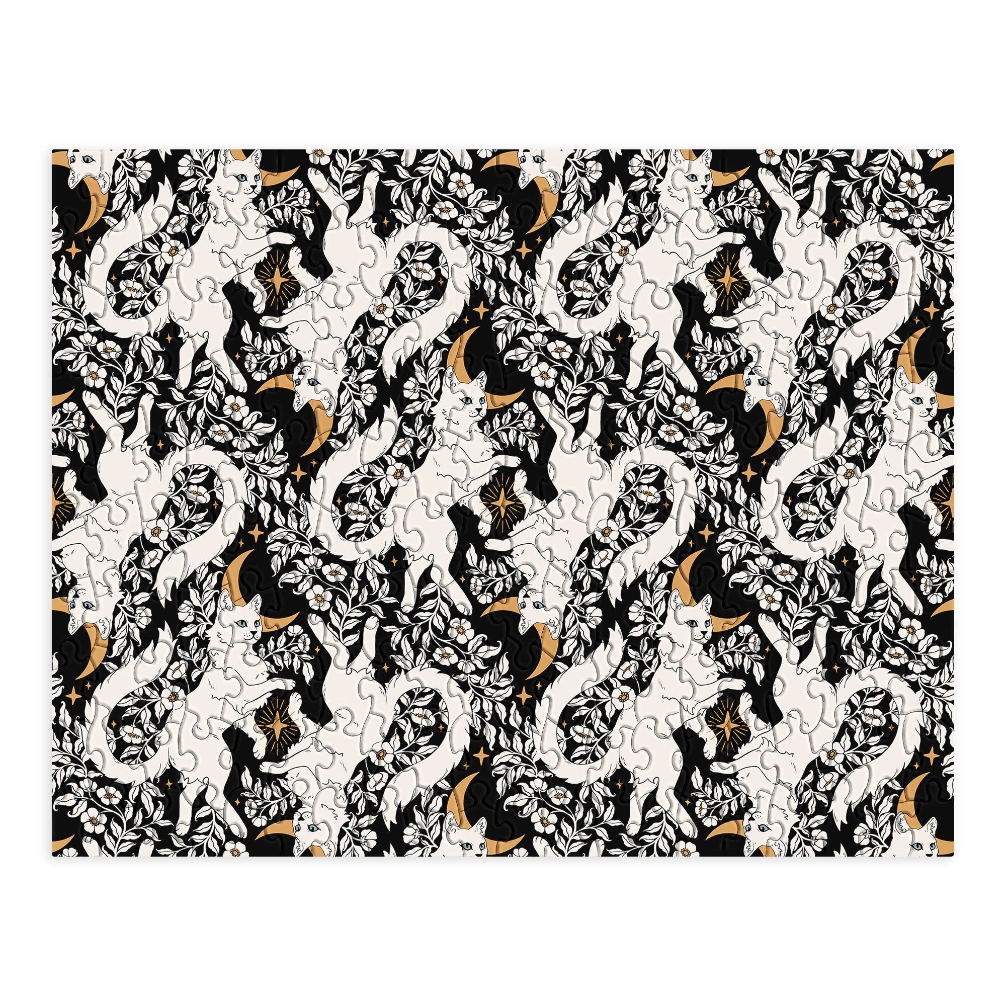 Avenie Celestial Cats Gold Puzzle