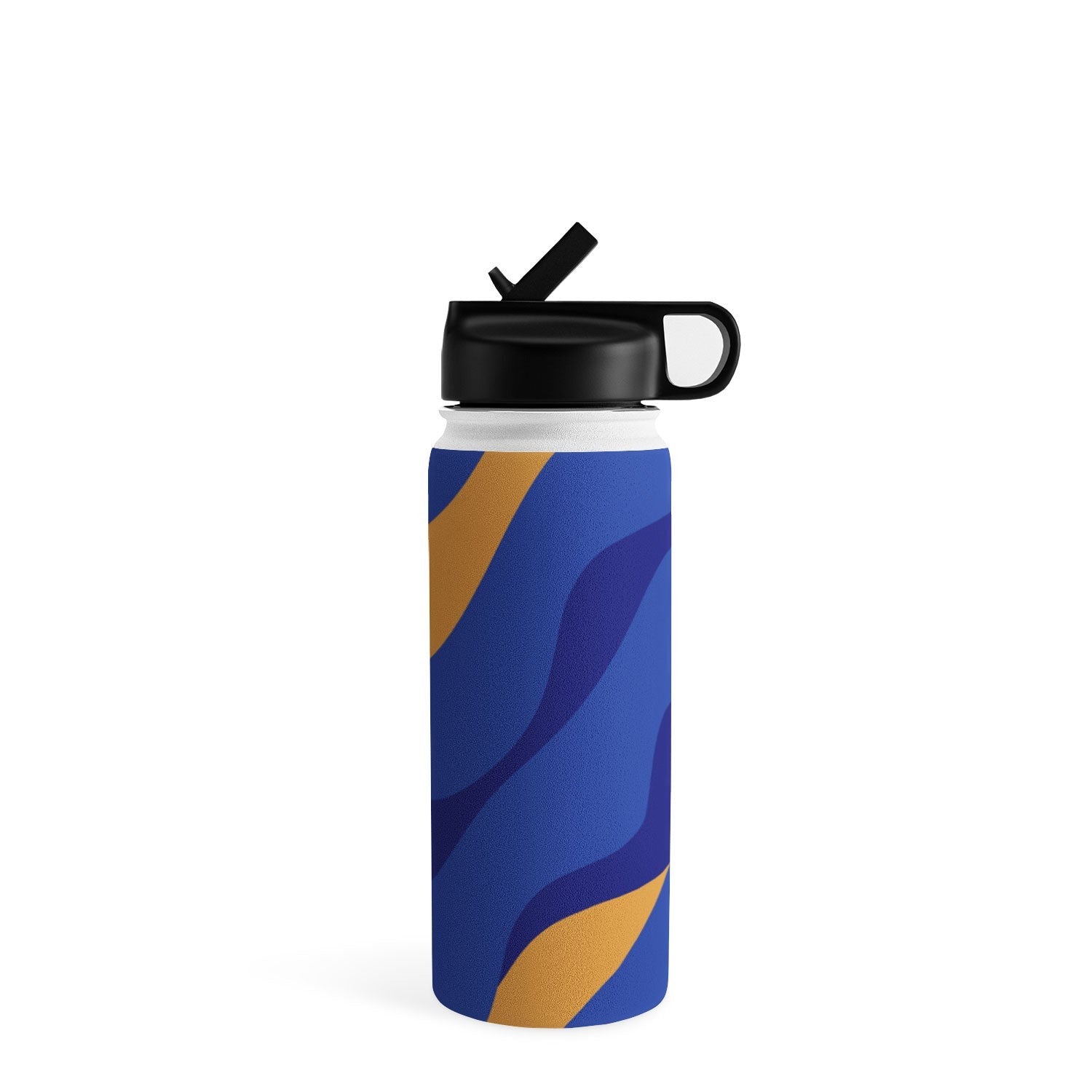 Camilla Foss Pebbles in Stream Water Bottle