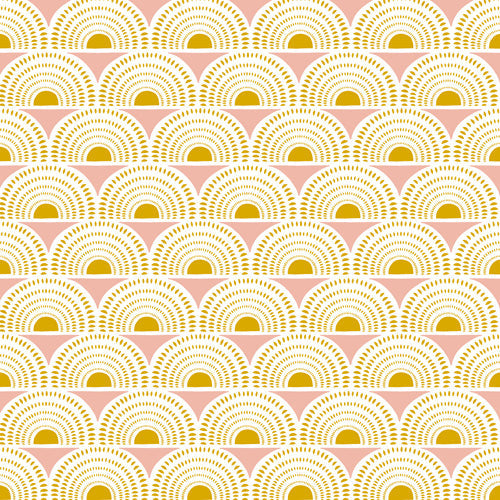 Heather Dutton Aurora Blush Shower Curtain