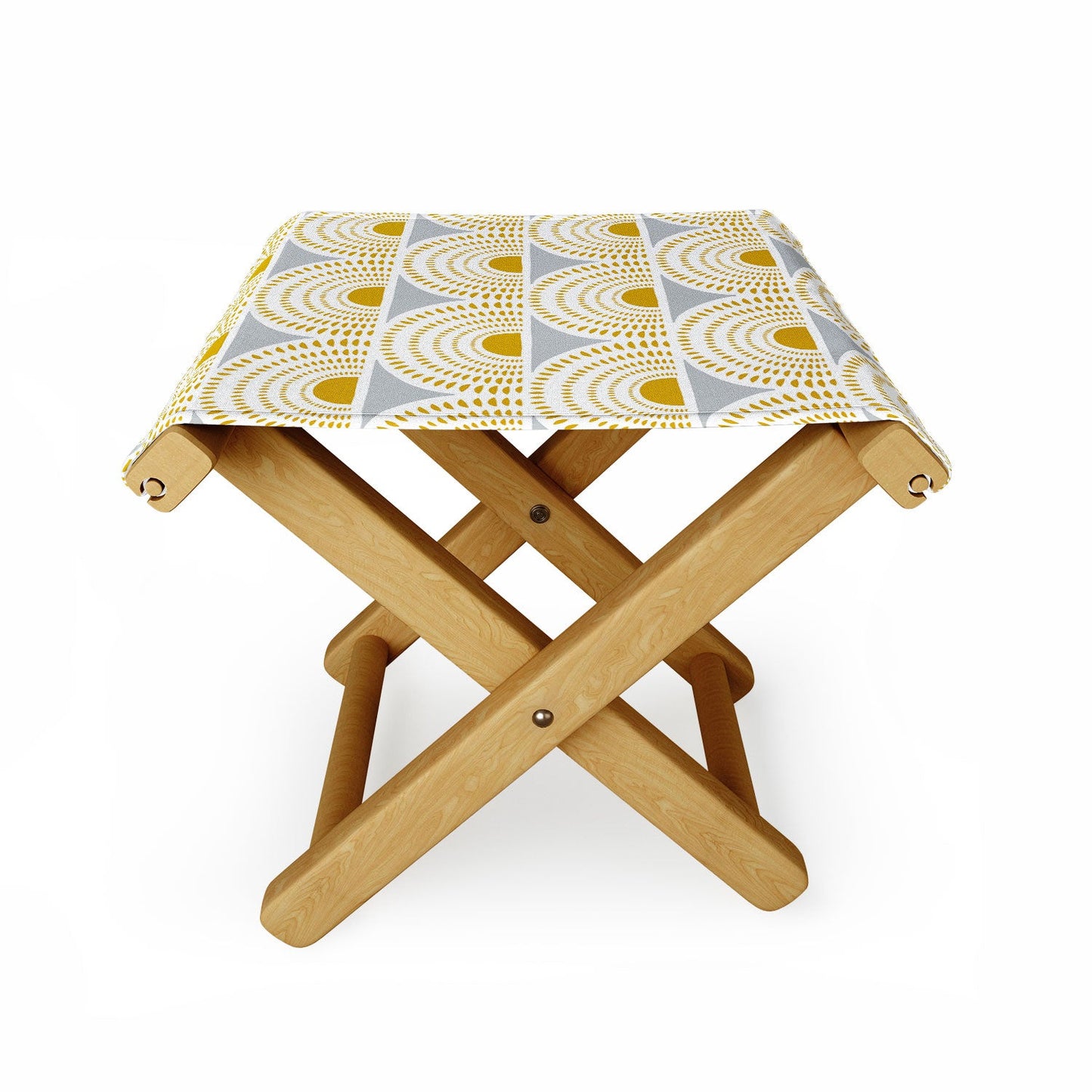Heather Dutton Aurora Grey Folding Stool