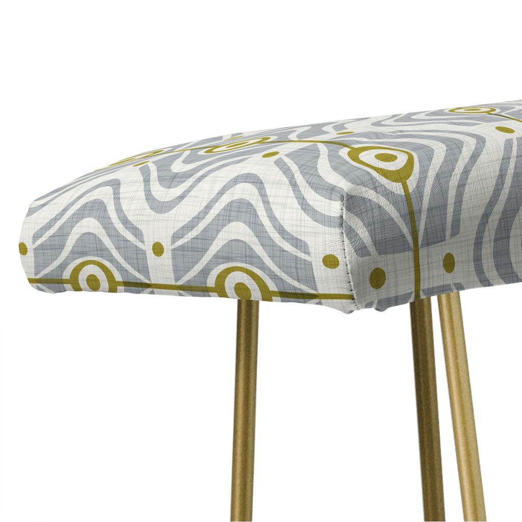 Heather Dutton Bungalow Grey Bench