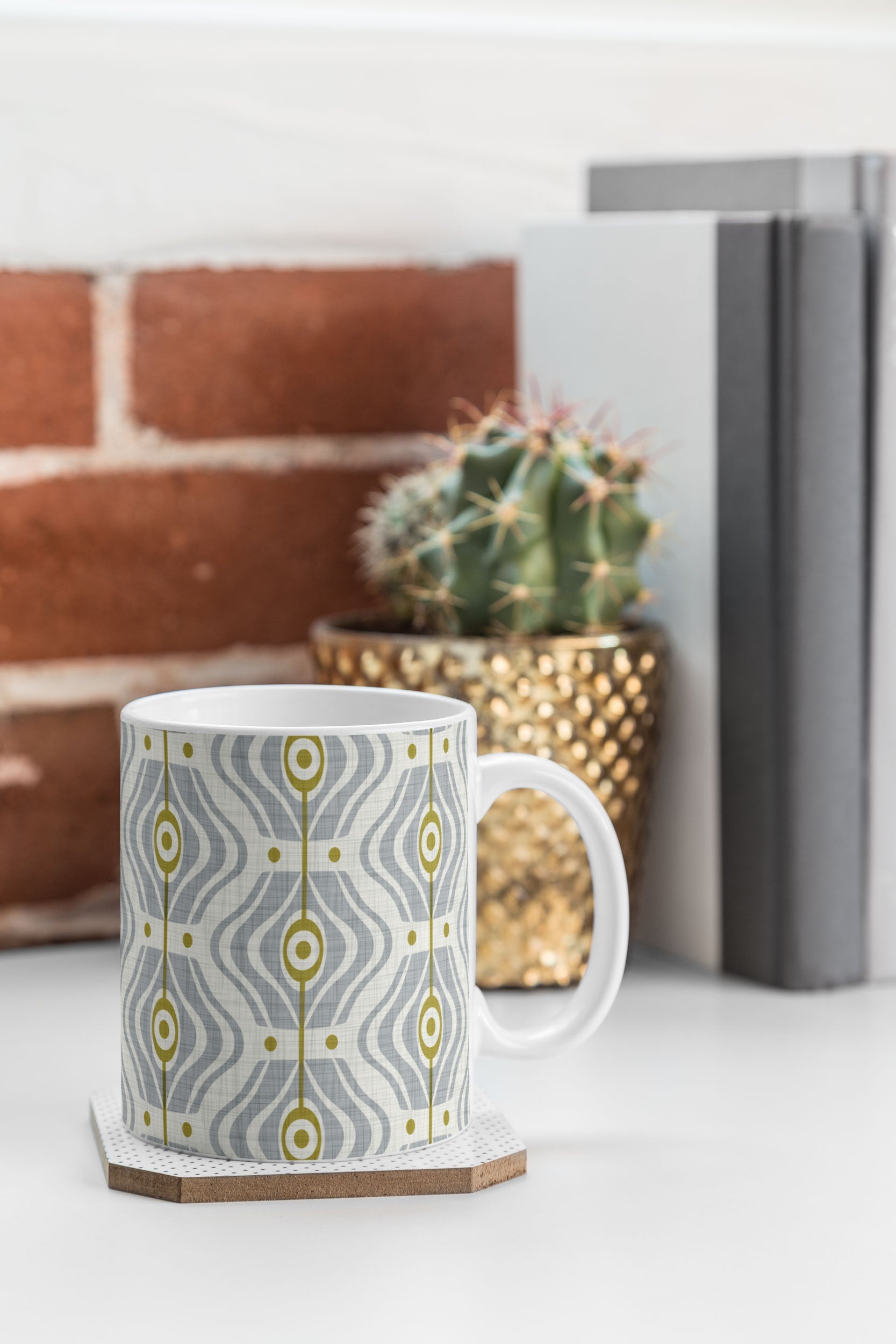 Heather Dutton Bungalow Grey Coffee Mug