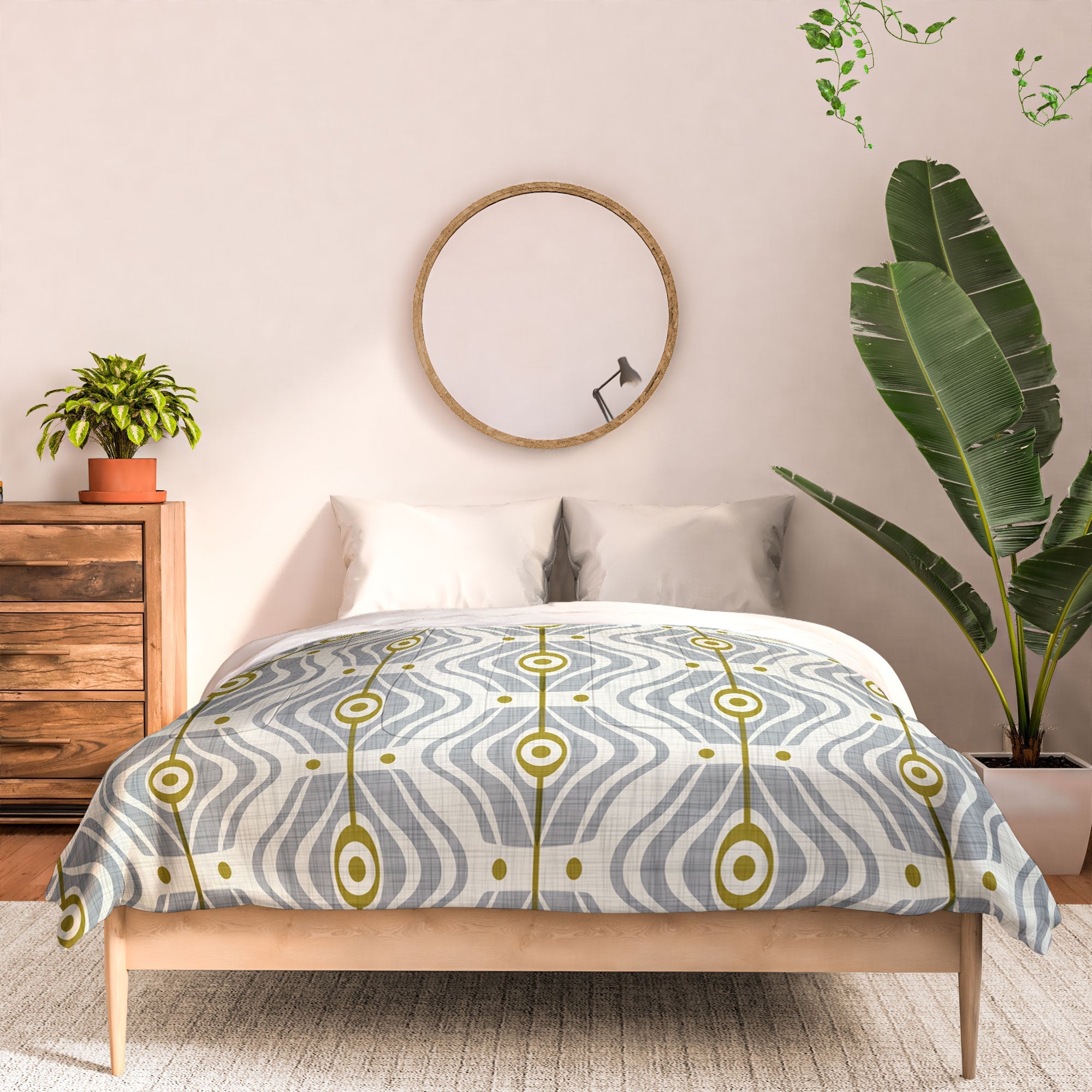 Heather Dutton Bungalow Grey Comforter
