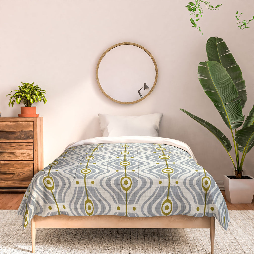 Heather Dutton Bungalow Grey Comforter