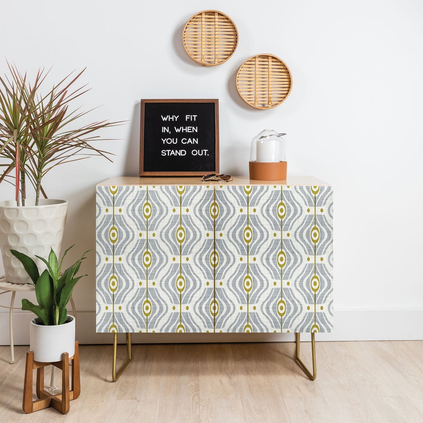 Heather Dutton Bungalow Grey Credenza