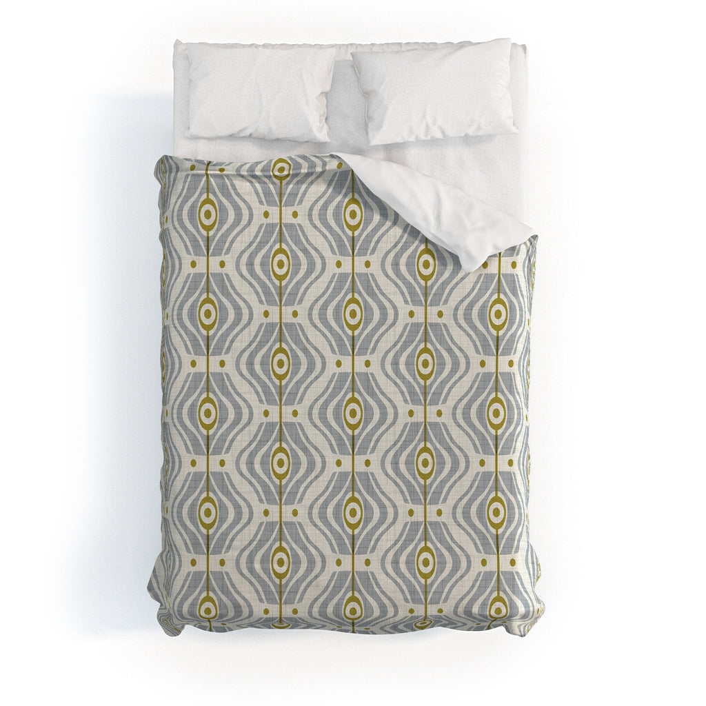 Heather Dutton Bungalow Grey Duvet Cover