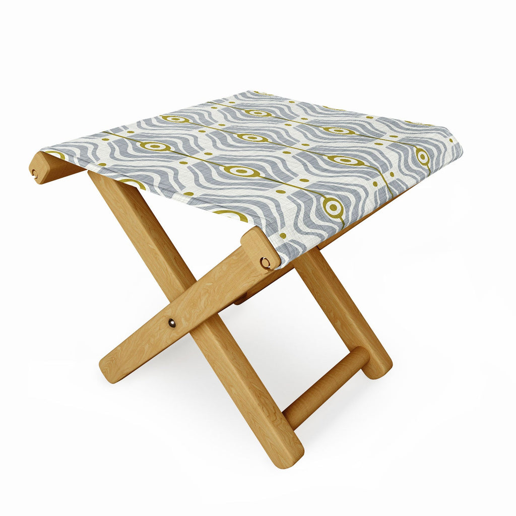 Heather Dutton Bungalow Grey Folding Stool