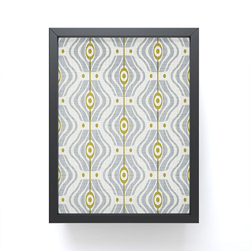 Heather Dutton Bungalow Grey Framed Mini Art Print