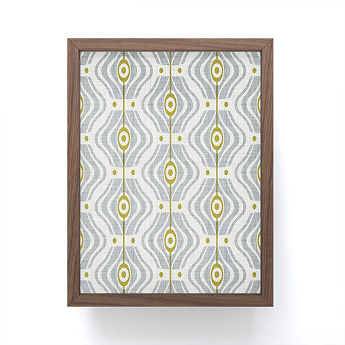 Heather Dutton Bungalow Grey Framed Mini Art Print