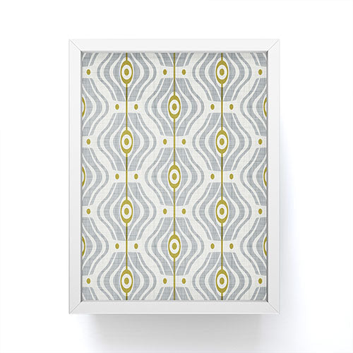 Heather Dutton Bungalow Grey Framed Mini Art Print