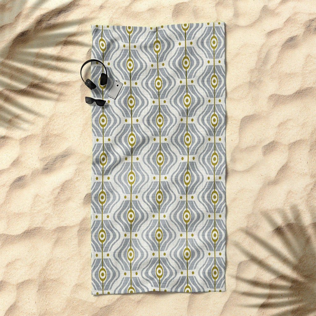 Heather Dutton Bungalow Grey Beach Towel