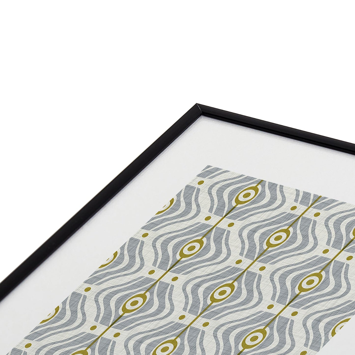 Heather Dutton Bungalow Grey Metal Framed Art Print