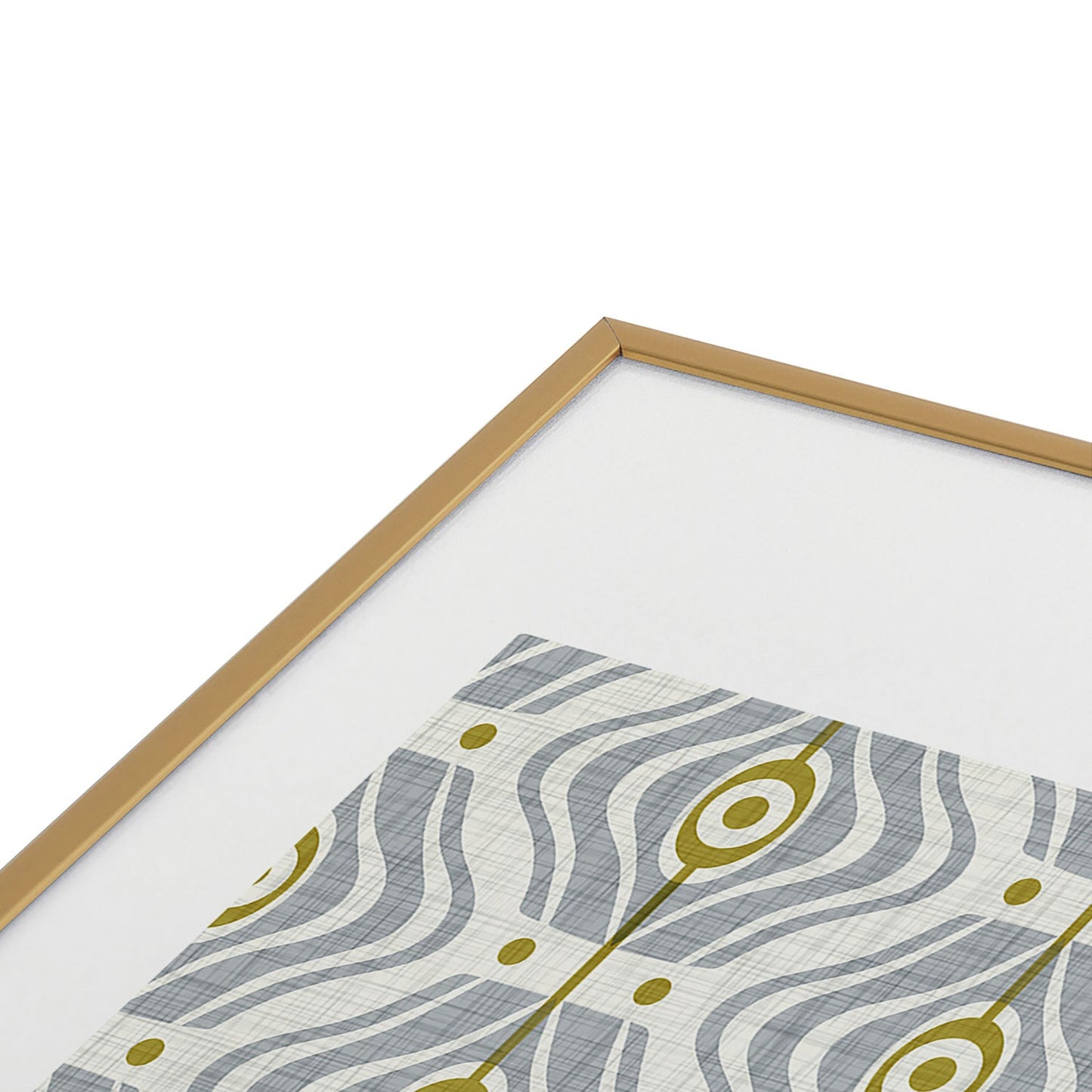 Heather Dutton Bungalow Grey Metal Framed Art Print