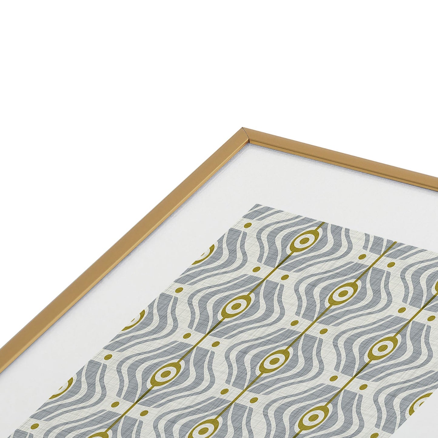 Heather Dutton Bungalow Grey Metal Framed Art Print