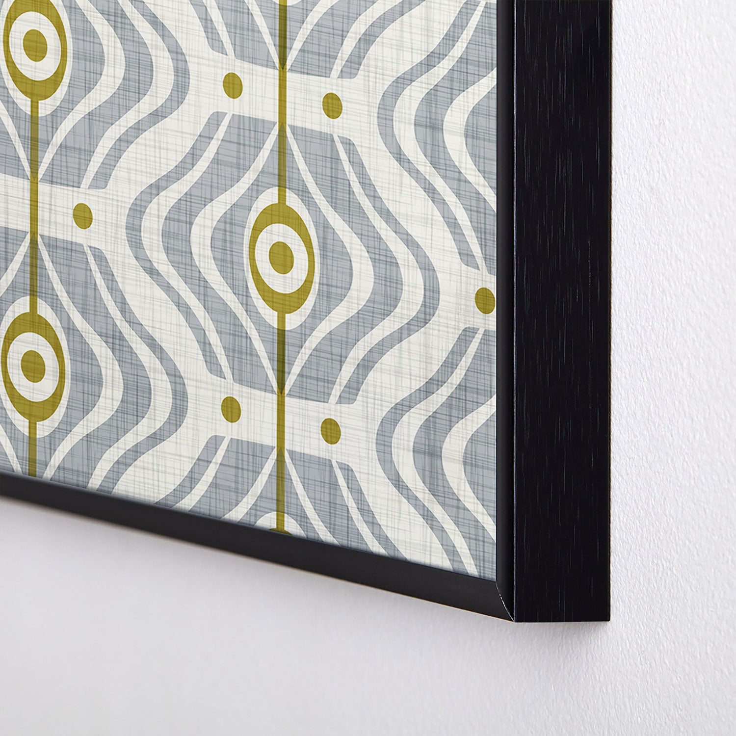 Heather Dutton Bungalow Grey Square Metal Framed Art Print