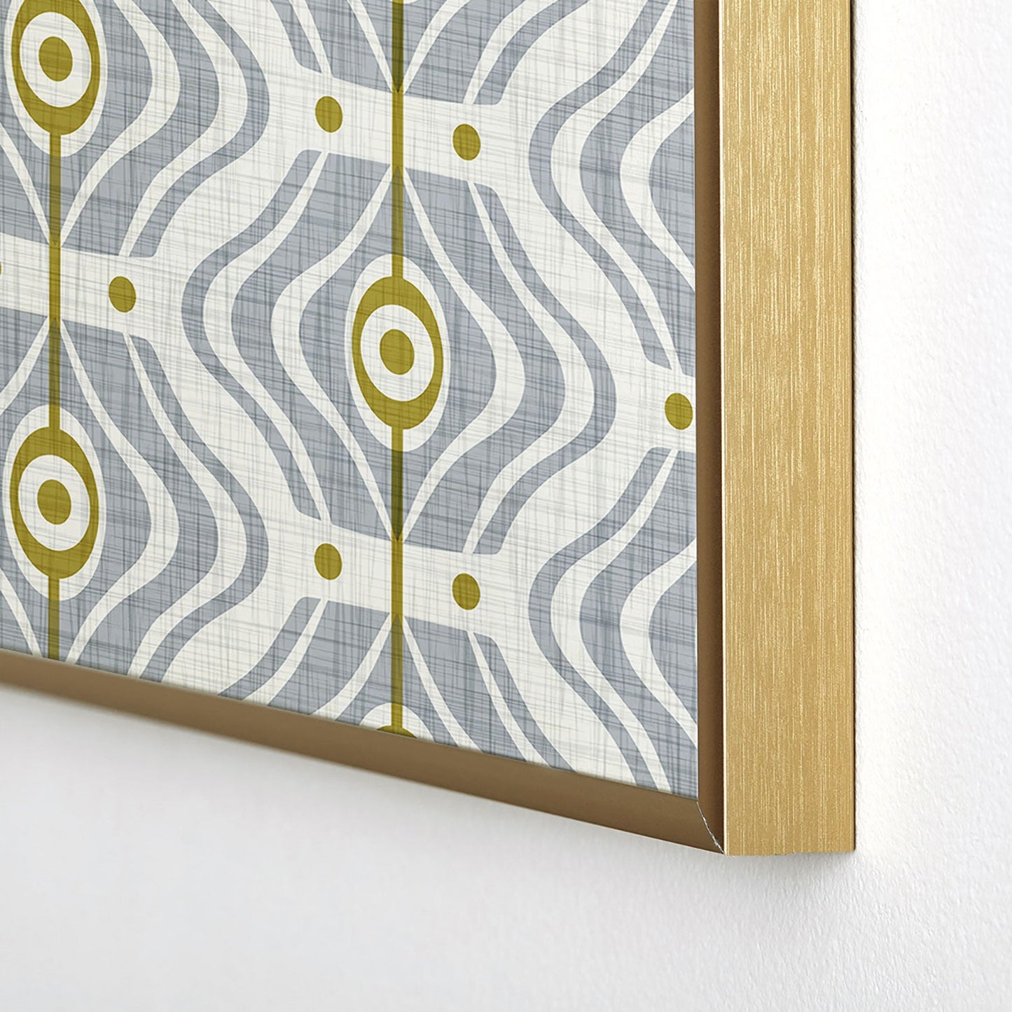 Heather Dutton Bungalow Grey Square Metal Framed Art Print