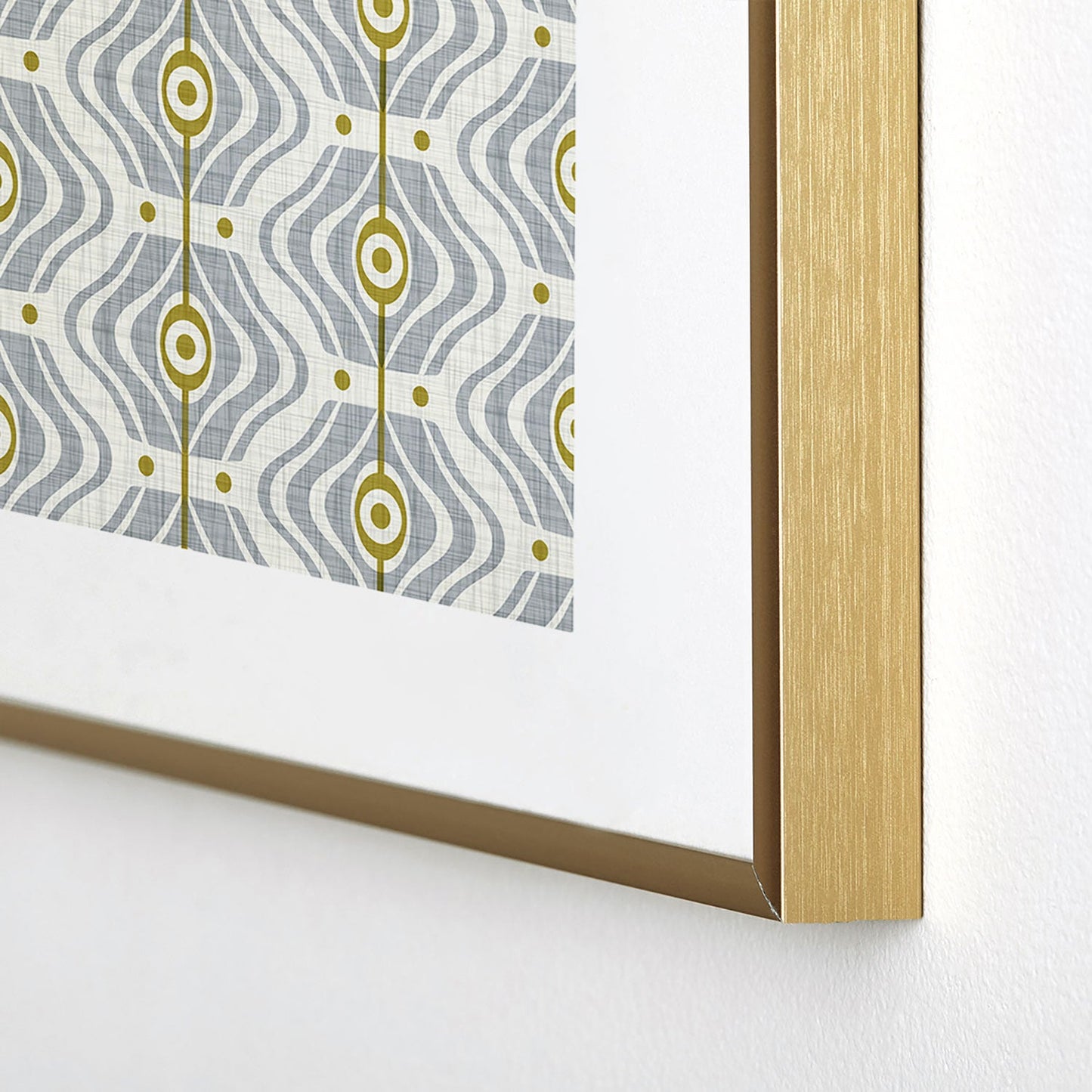 Heather Dutton Bungalow Grey Metal Framed Art Print