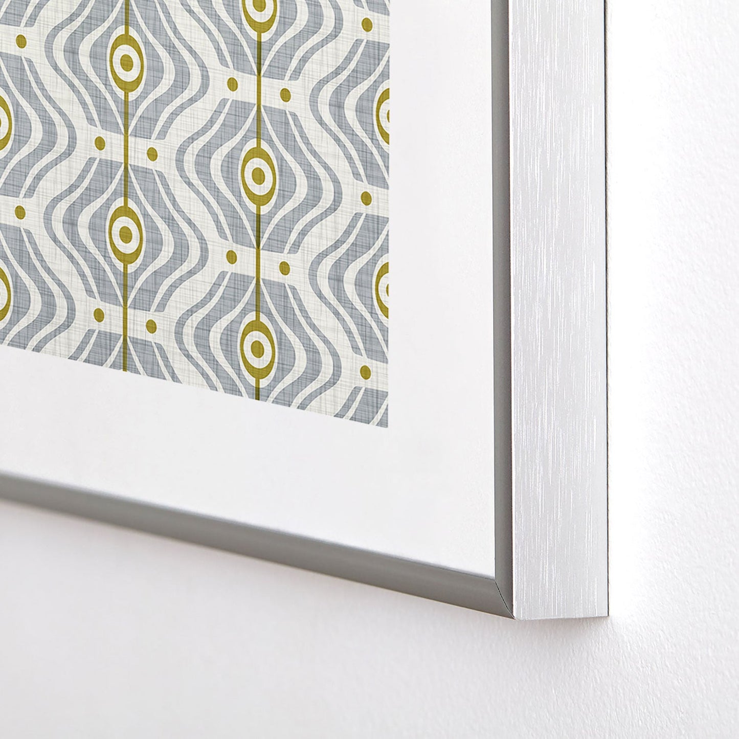 Heather Dutton Bungalow Grey Metal Framed Art Print