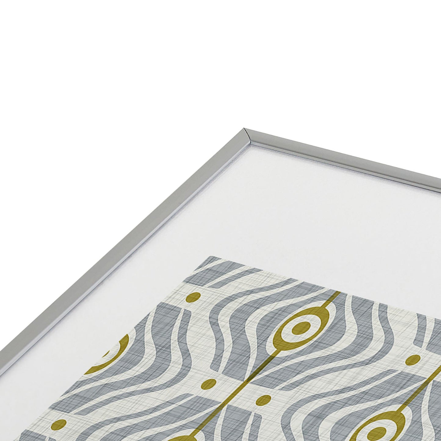 Heather Dutton Bungalow Grey Metal Framed Art Print