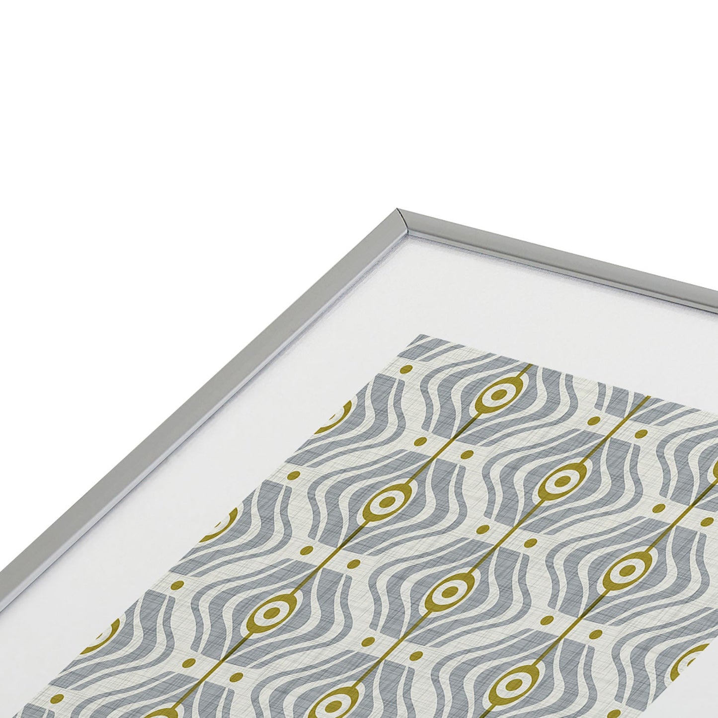 Heather Dutton Bungalow Grey Metal Framed Art Print