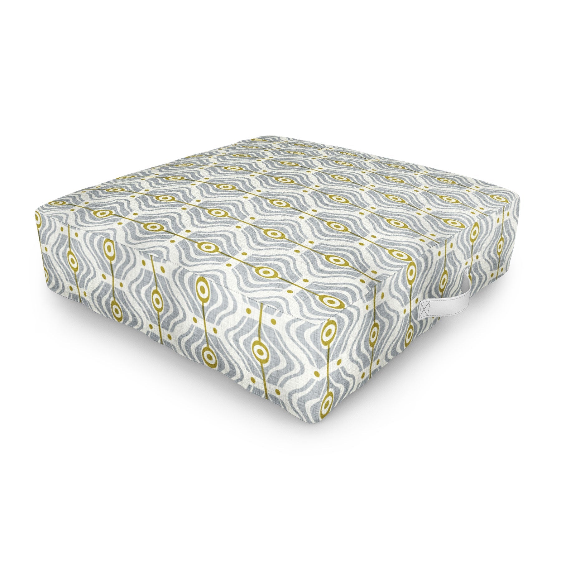 Heather Dutton Bungalow Grey Outdoor Floor Cushion