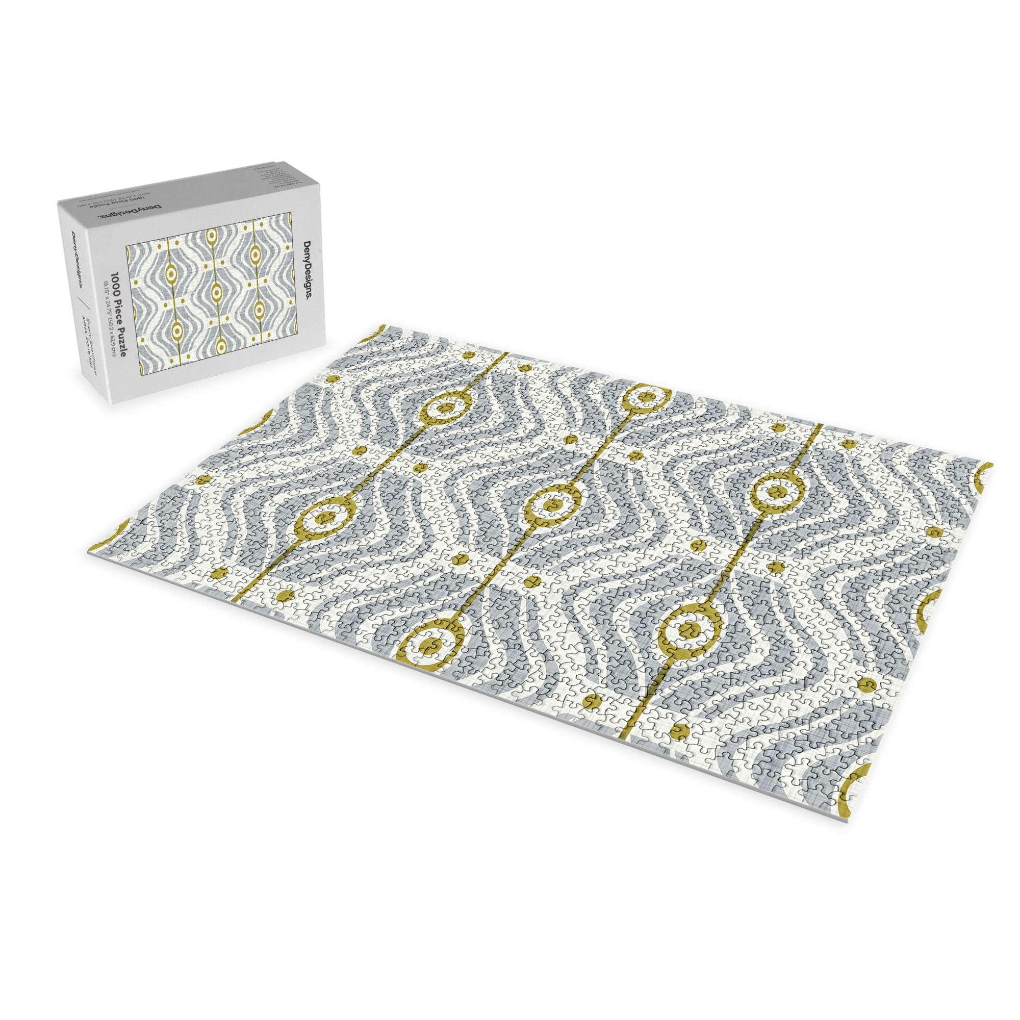 Heather Dutton Bungalow Grey Puzzle