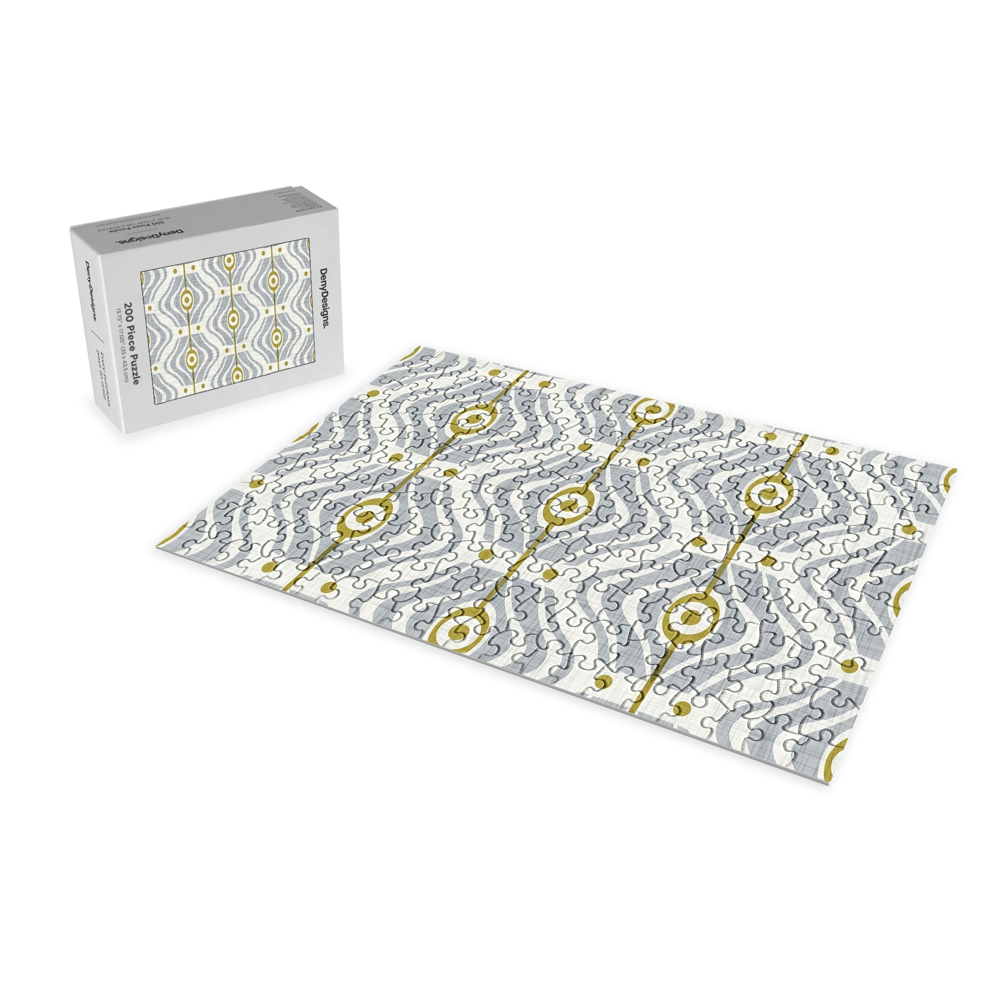 Heather Dutton Bungalow Grey Puzzle
