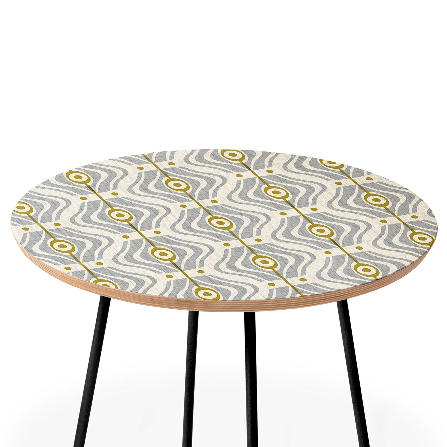 Heather Dutton Bungalow Grey Round Side Table