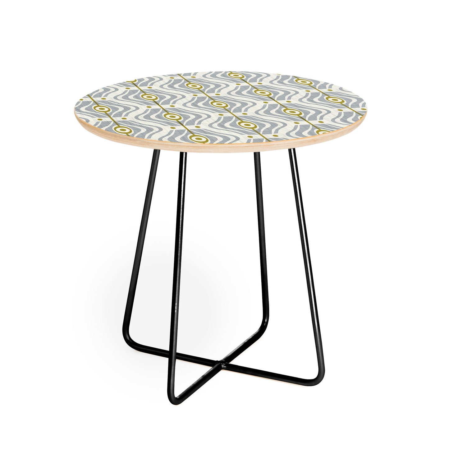 Heather Dutton Bungalow Grey Round Side Table