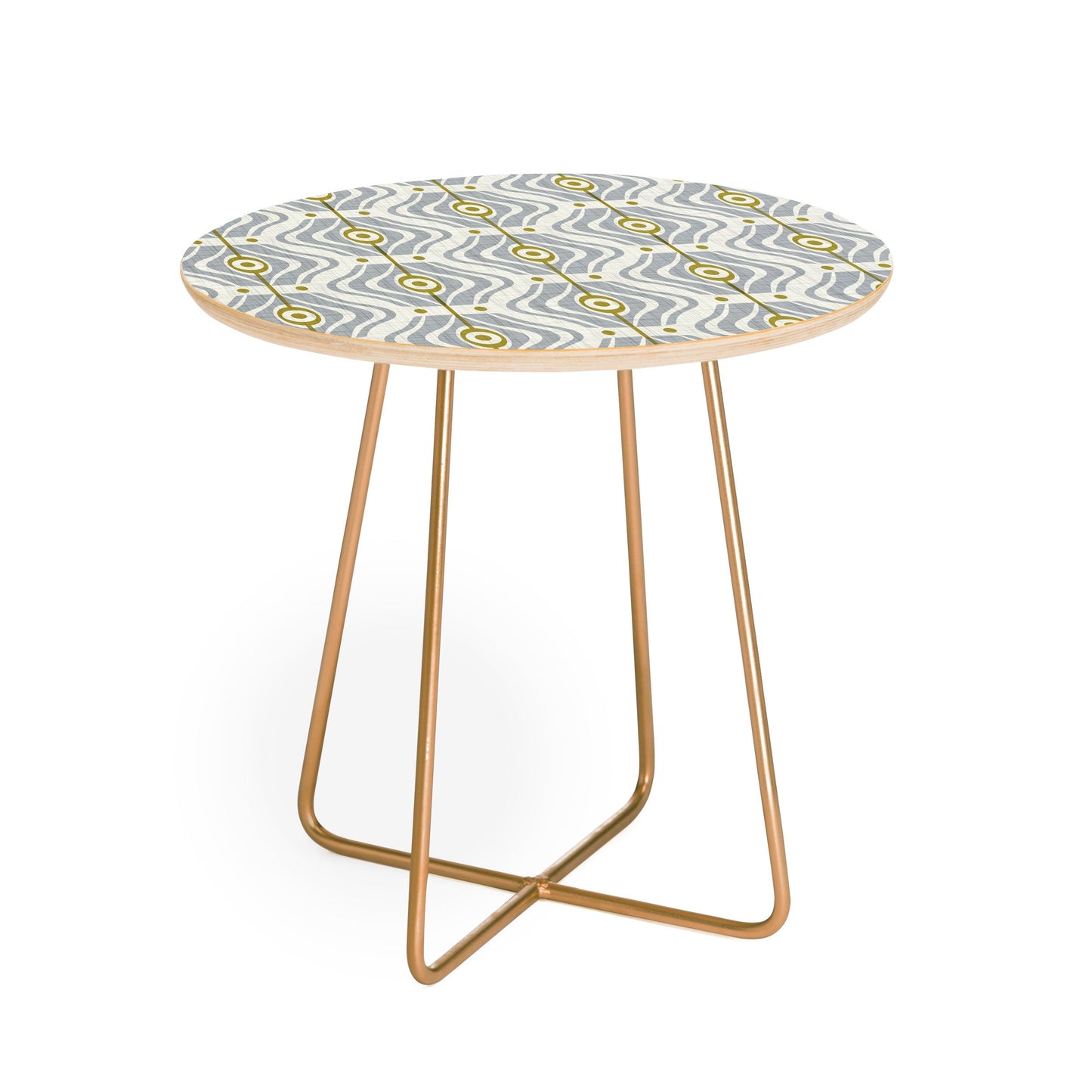 Heather Dutton Bungalow Grey Round Side Table