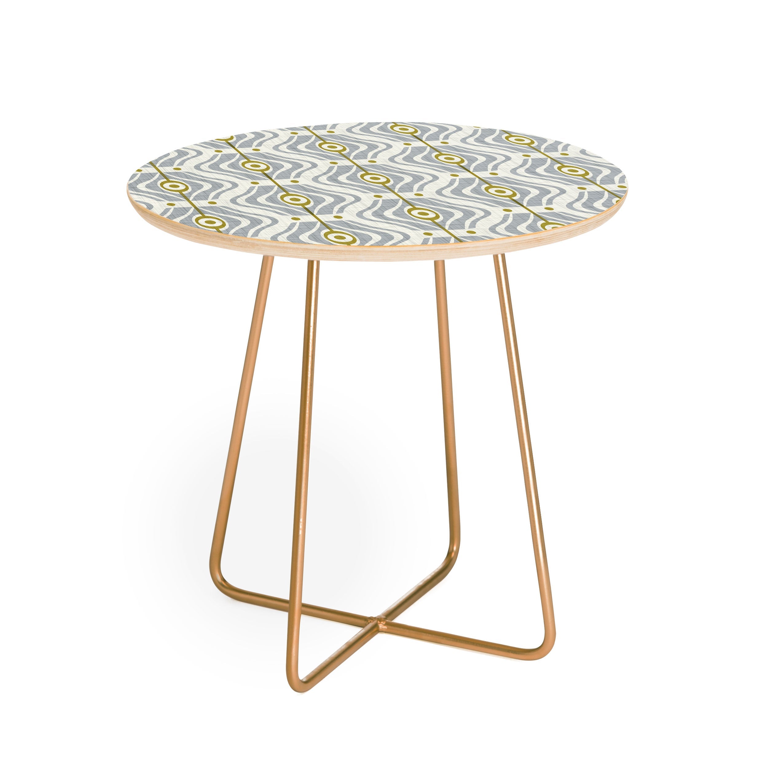 Heather Dutton Bungalow Grey Round Side Table