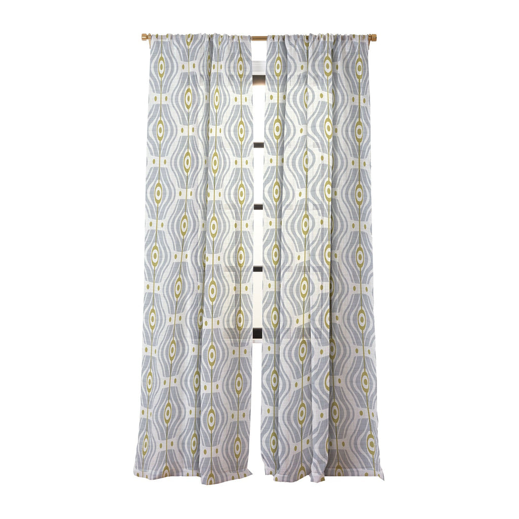 Heather Dutton Bungalow Grey Sheer Non Repeat