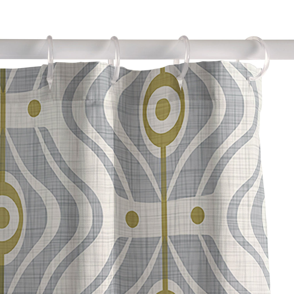 Heather Dutton Bungalow Grey Shower Curtain
