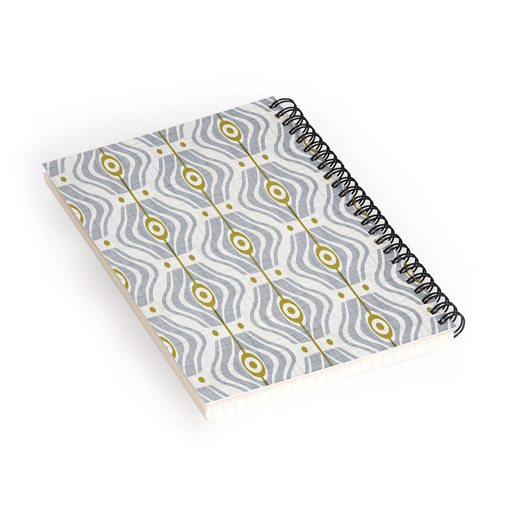 Heather Dutton Bungalow Grey Spiral Notebook