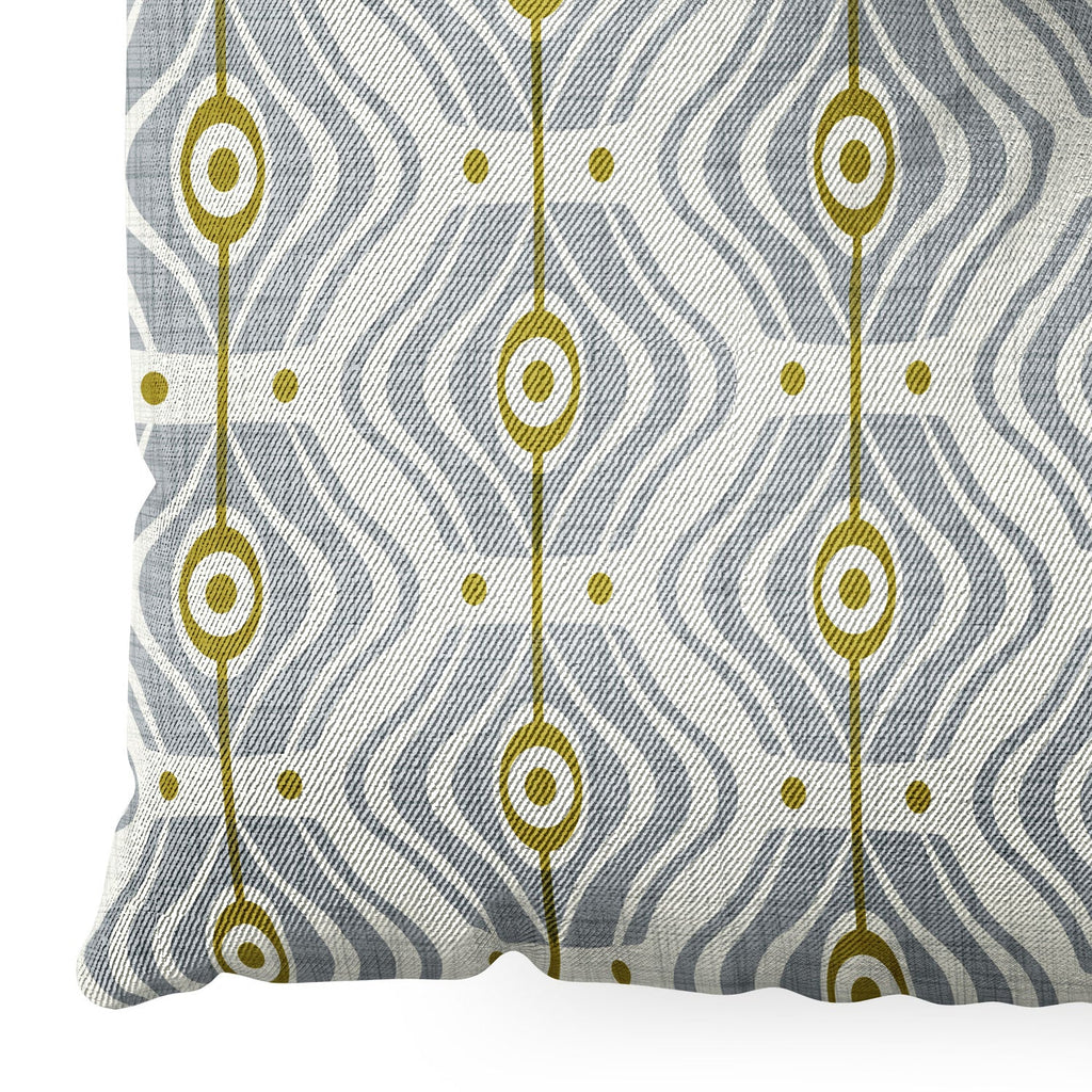 Heather Dutton Bungalow Grey Floor Pillow Square