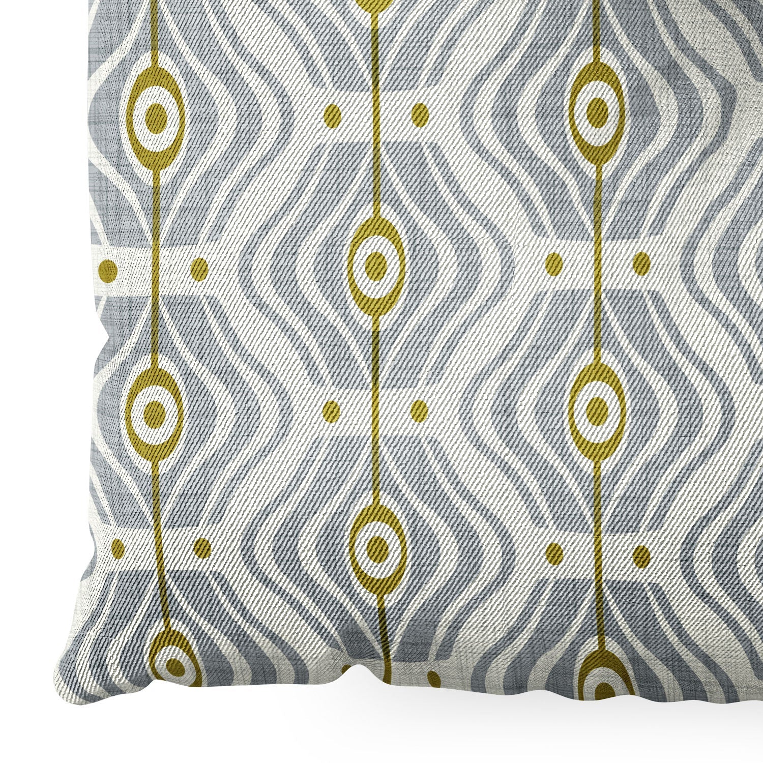 Heather Dutton Bungalow Grey Floor Pillow Square