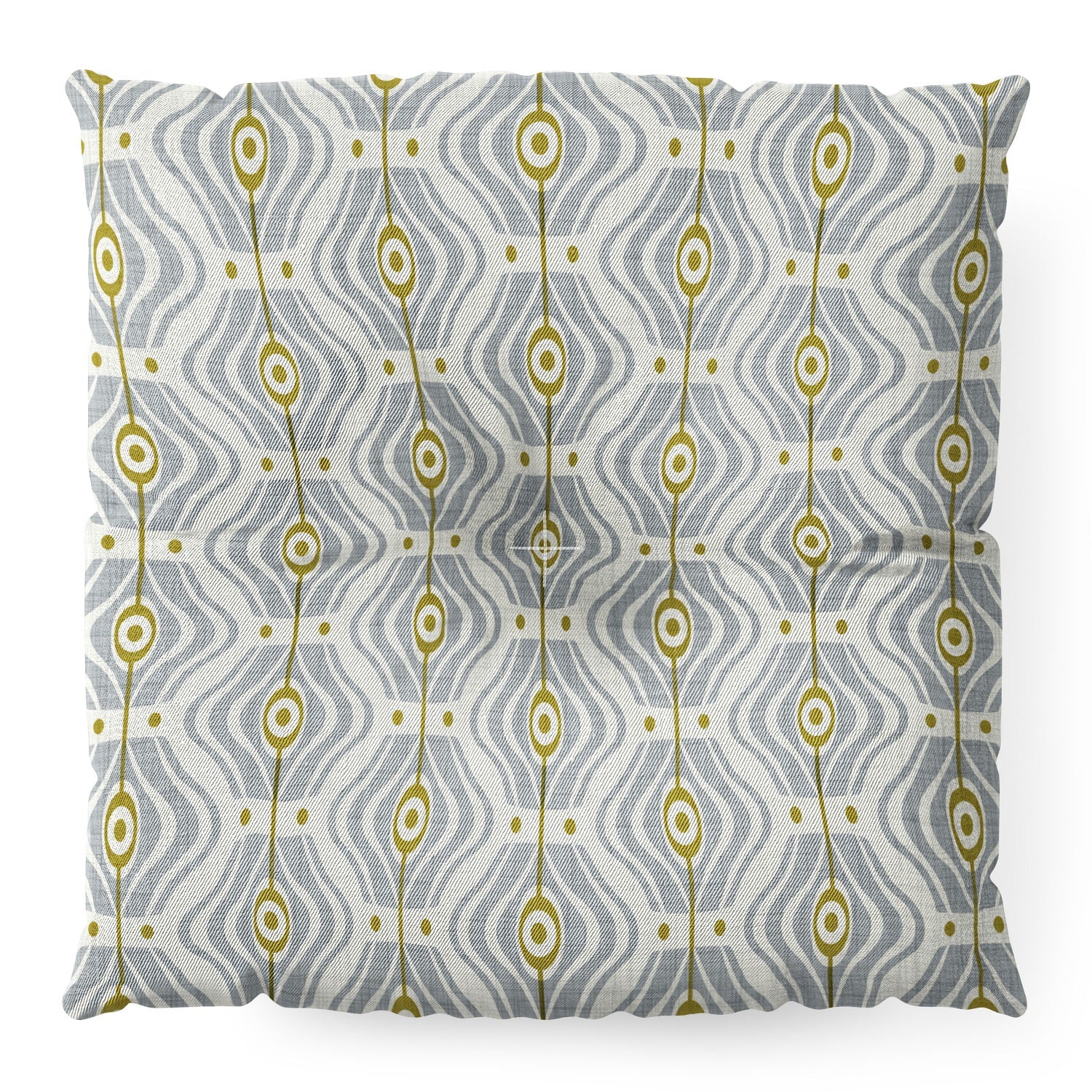 Heather Dutton Bungalow Grey Floor Pillow Square