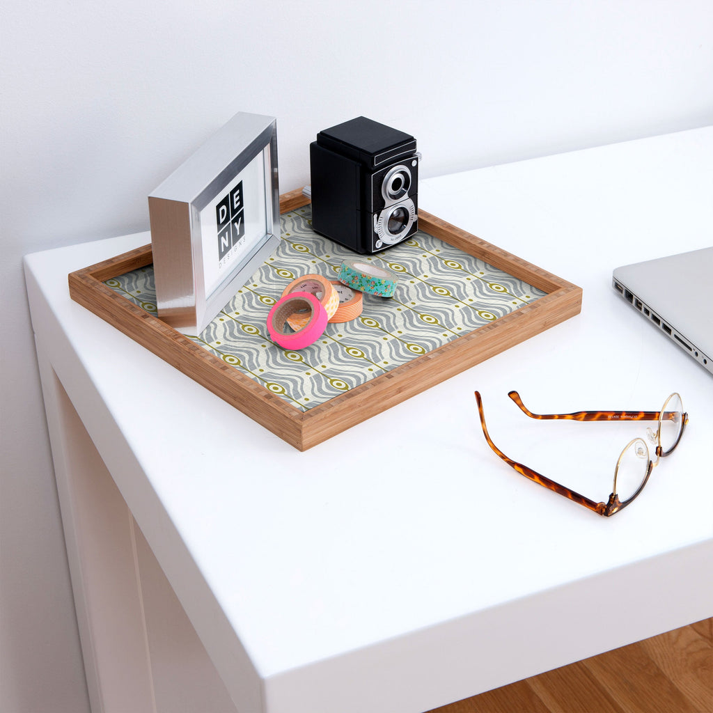 Heather Dutton Bungalow Grey Square Tray
